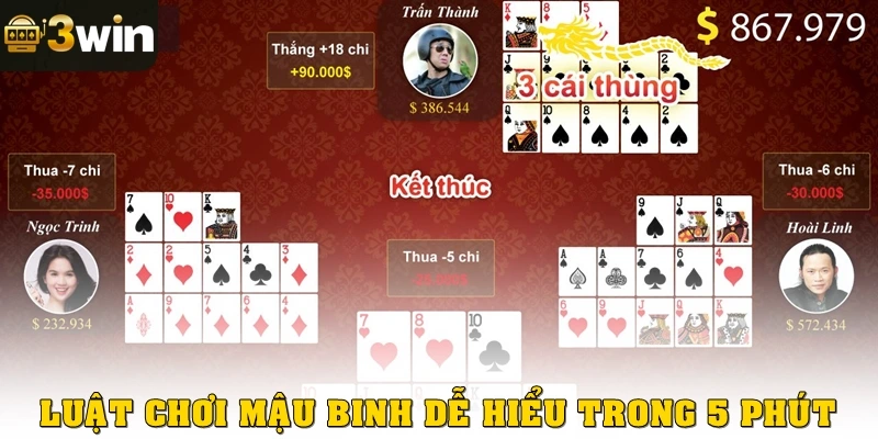 Luật chơi Mậu Binh dễ hiểu trong 5 phút